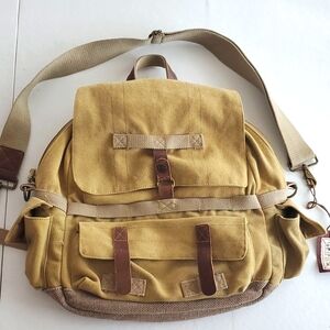 Kurtz Standard Issue Canvas Backpack Messenger Bag